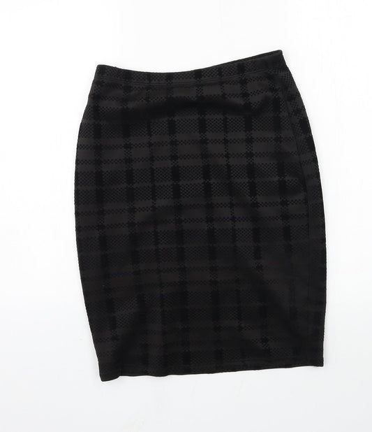 Atmosphere Womens Black  Jersey A-Line Skirt Size 10