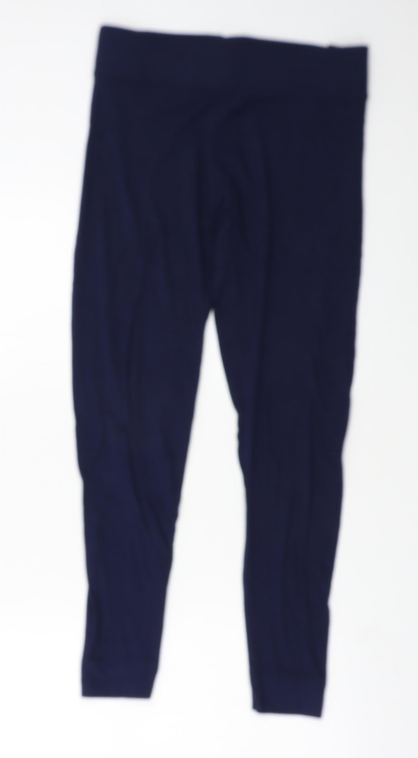 Marks and Spencer Womens Blue  Jersey Capri Leggings Size 12 L25 in