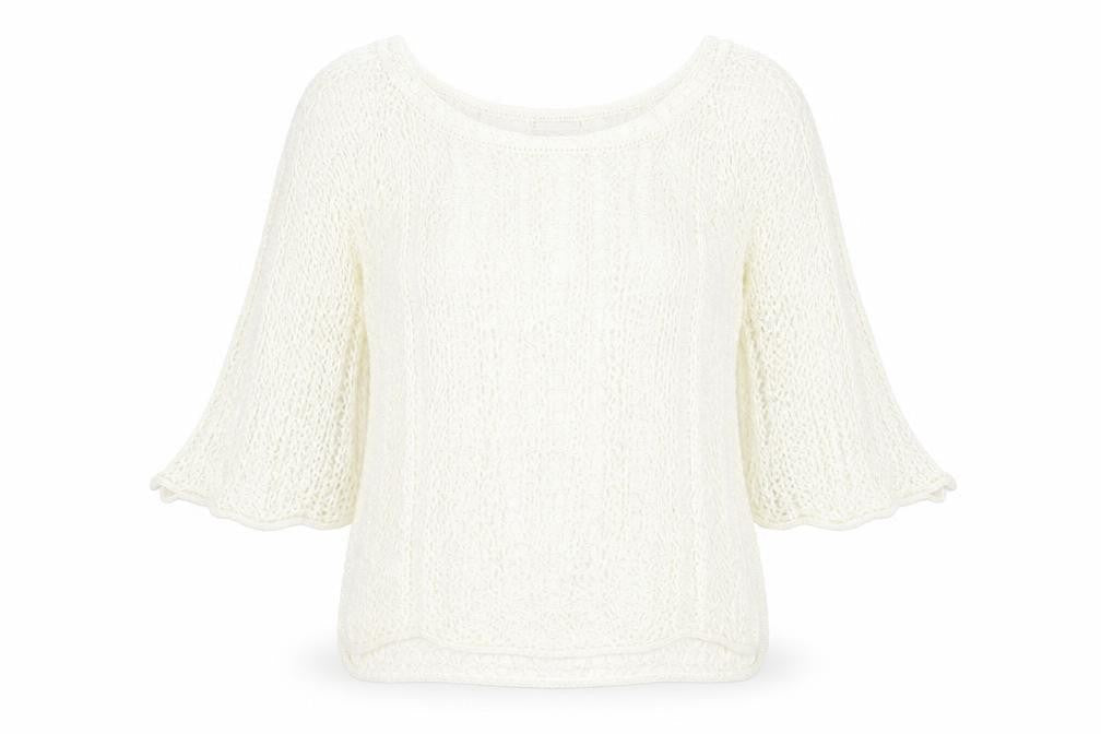 AMARANTO Womens Ivory   Pullover Jumper Size M