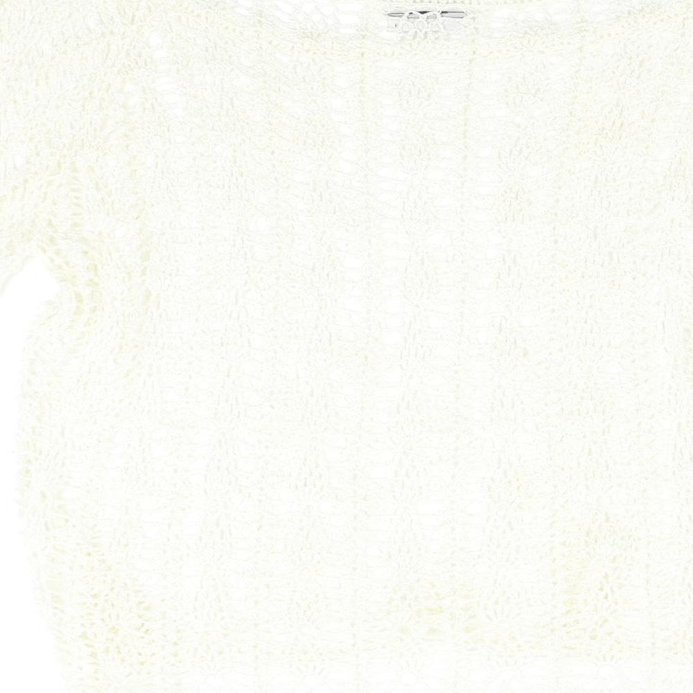 AMARANTO Womens Ivory   Pullover Jumper Size M