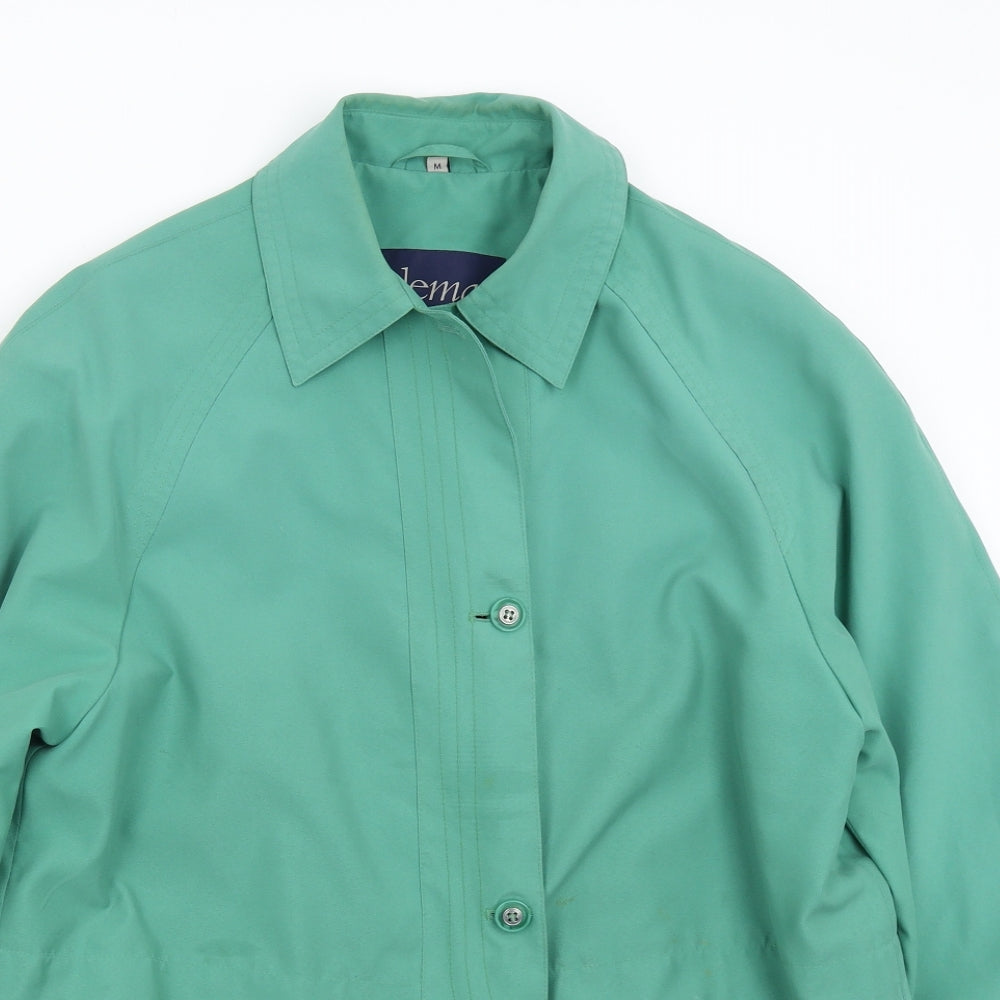 Telemac Womens Green   Overcoat Coat Size M