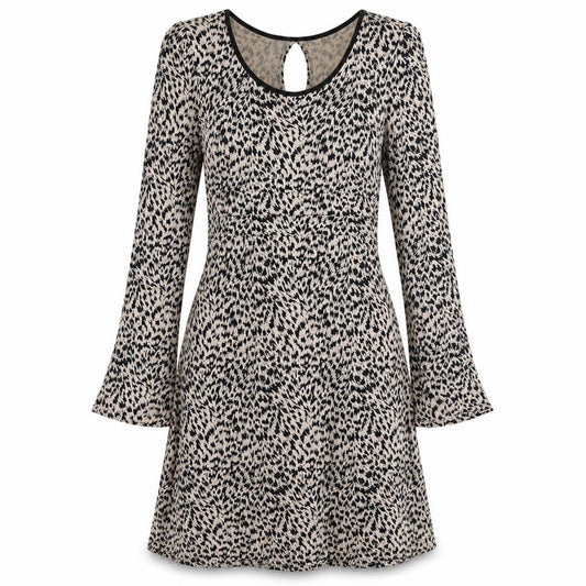 Next Womens Brown Animal Print  Fit & Flare  Size 8