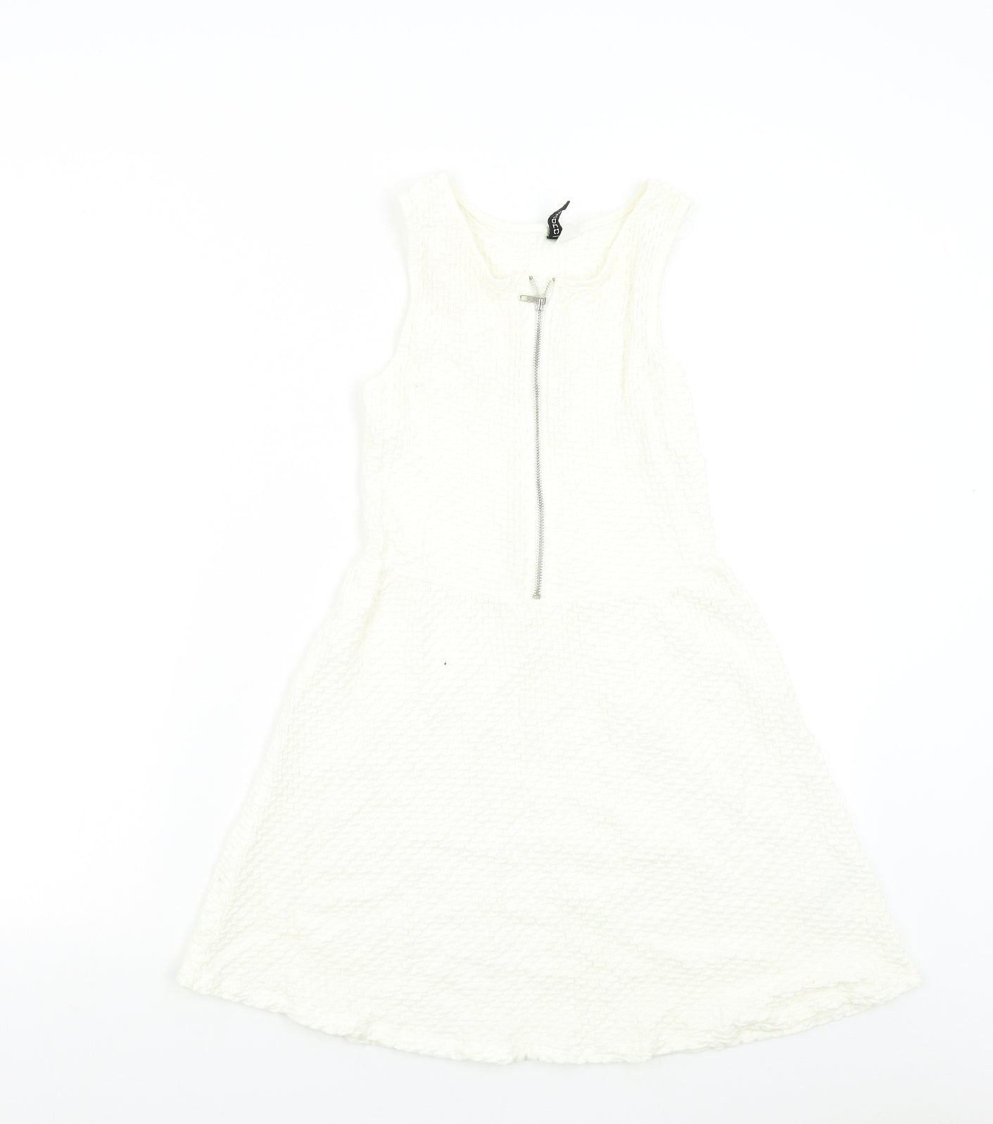 H&M Womens White   Fit & Flare  Size S