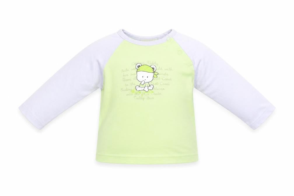 Picco Mini Baby Green   Basic T-Shirt Size 3-6 Months  - Captain Teddy
