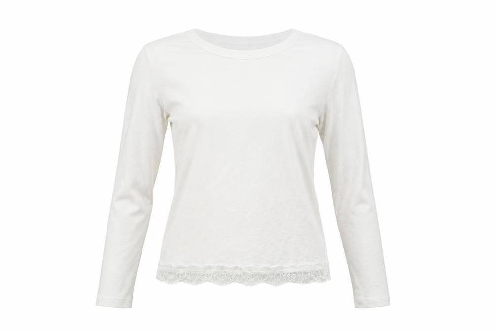 Topshop Womens White   Pullover Sweatshirt Size 10