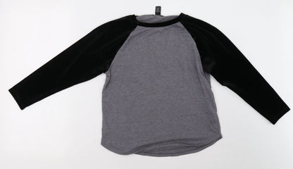 Preloved FOREVER 21 Womens Grey   Pullover Sweatshirt Size S - Front