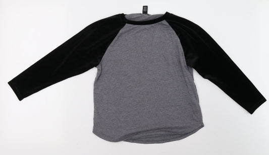 FOREVER 21 Womens Grey   Pullover Sweatshirt Size S