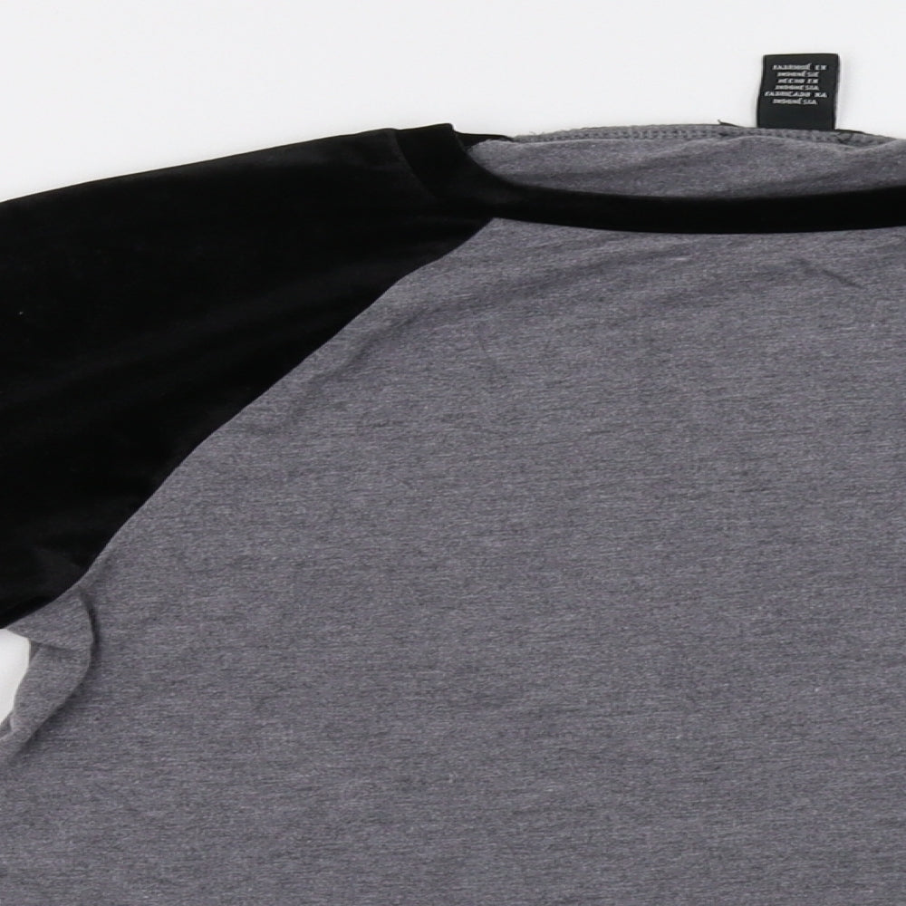 FOREVER 21 Womens Grey   Pullover Sweatshirt Size S