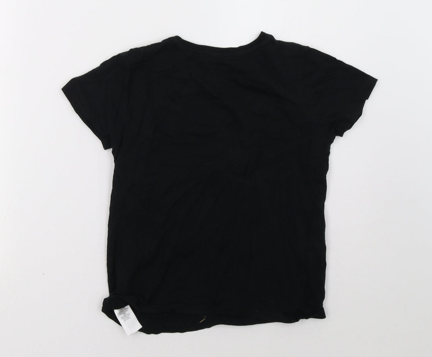 Primark Boys Black   Basic T-Shirt Size 8-9 Years
