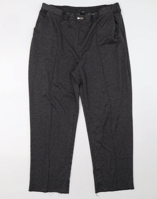 matalqan Womens Grey   Trousers  Size 18 L30 in