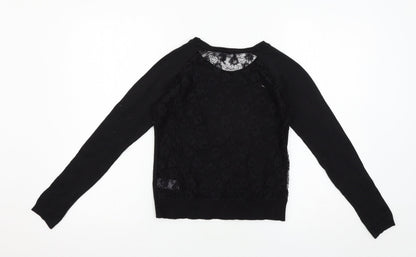 Limited Womens Black   Pullover Jumper Size 10