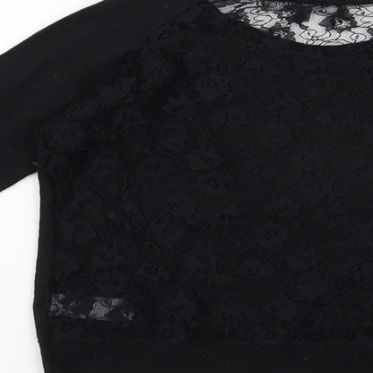 Limited Womens Black   Pullover Jumper Size 10