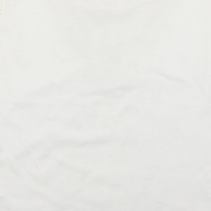 Preloved Emreco Womens White   Basic Tank Size 16 - Label