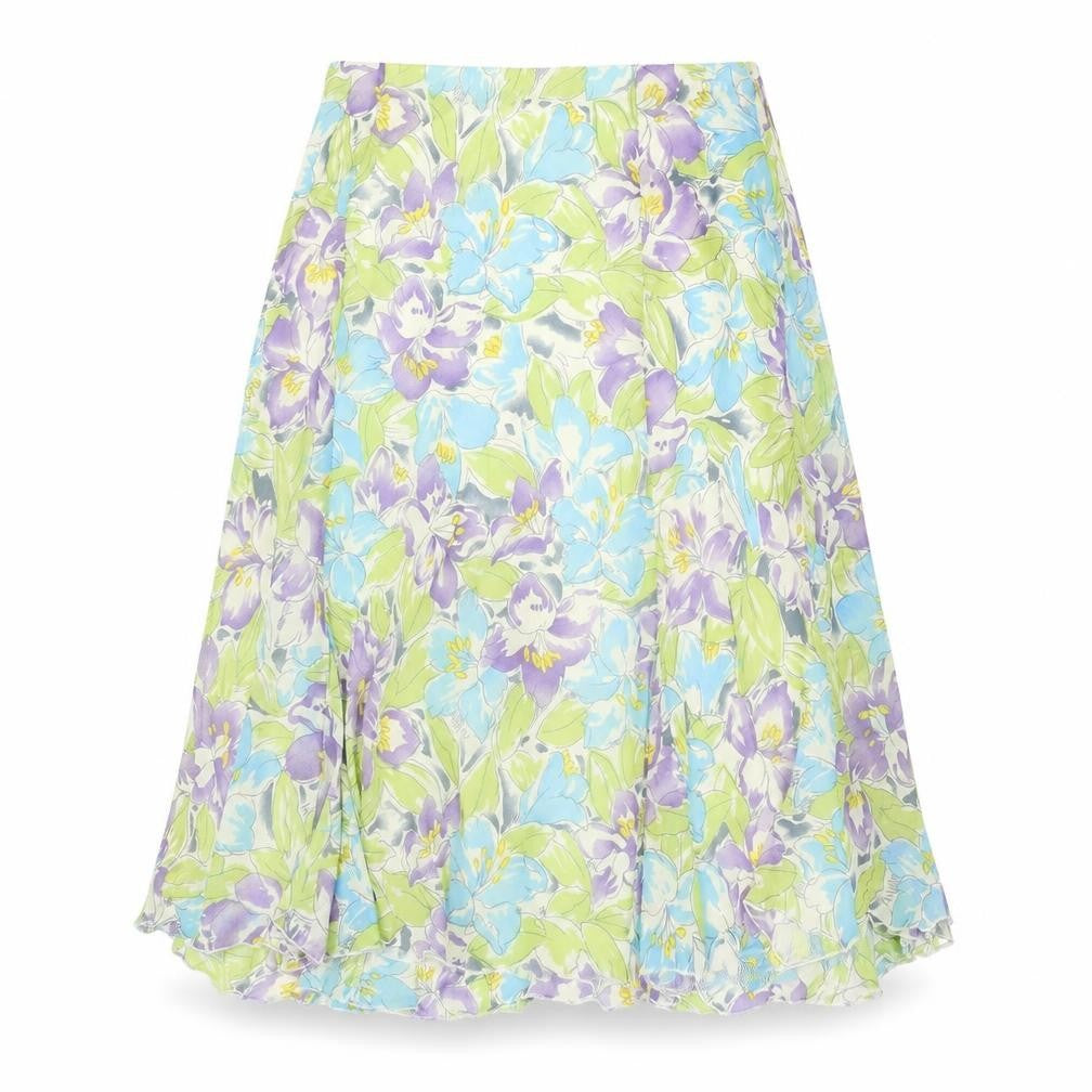 EWM Womens Multicoloured Floral  Maxi Skirt Size 14