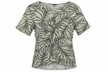 Primark Womens Green Floral  Basic Blouse Size 8