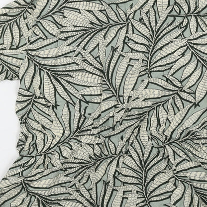 Primark Womens Green Floral  Basic Blouse Size 8