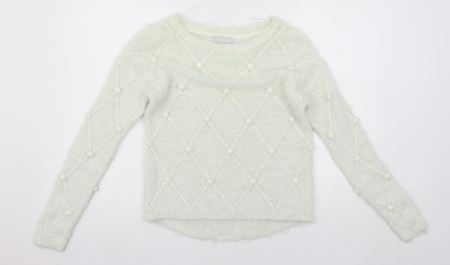 Red Herring Womens White   Pullover Jumper Size 10