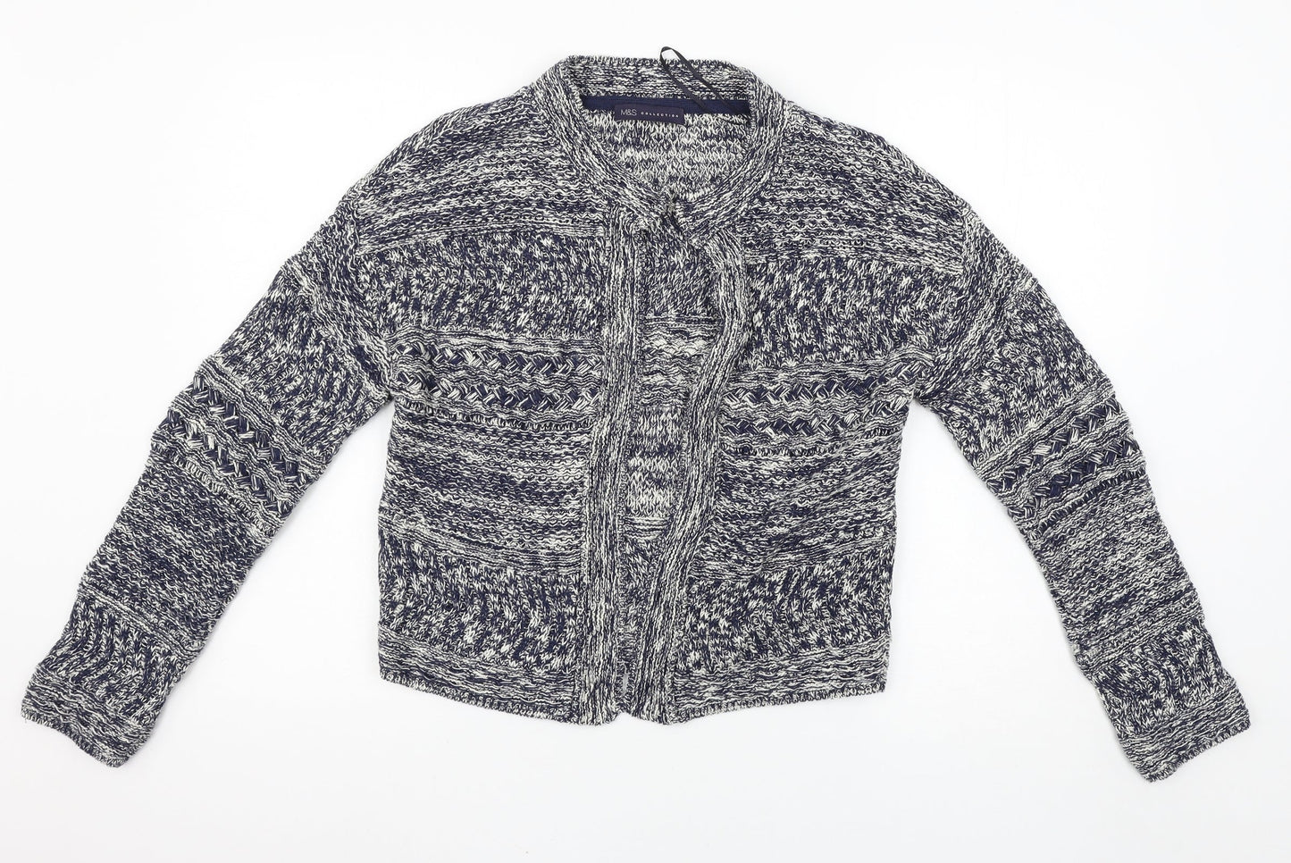 Marks and Spencer Womens Blue   Cardigan Jumper Size M