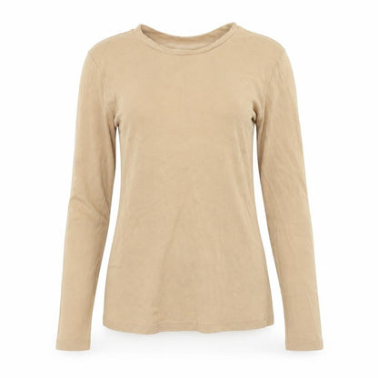 Brave Soul Womens Beige   Basic T-Shirt Size XS