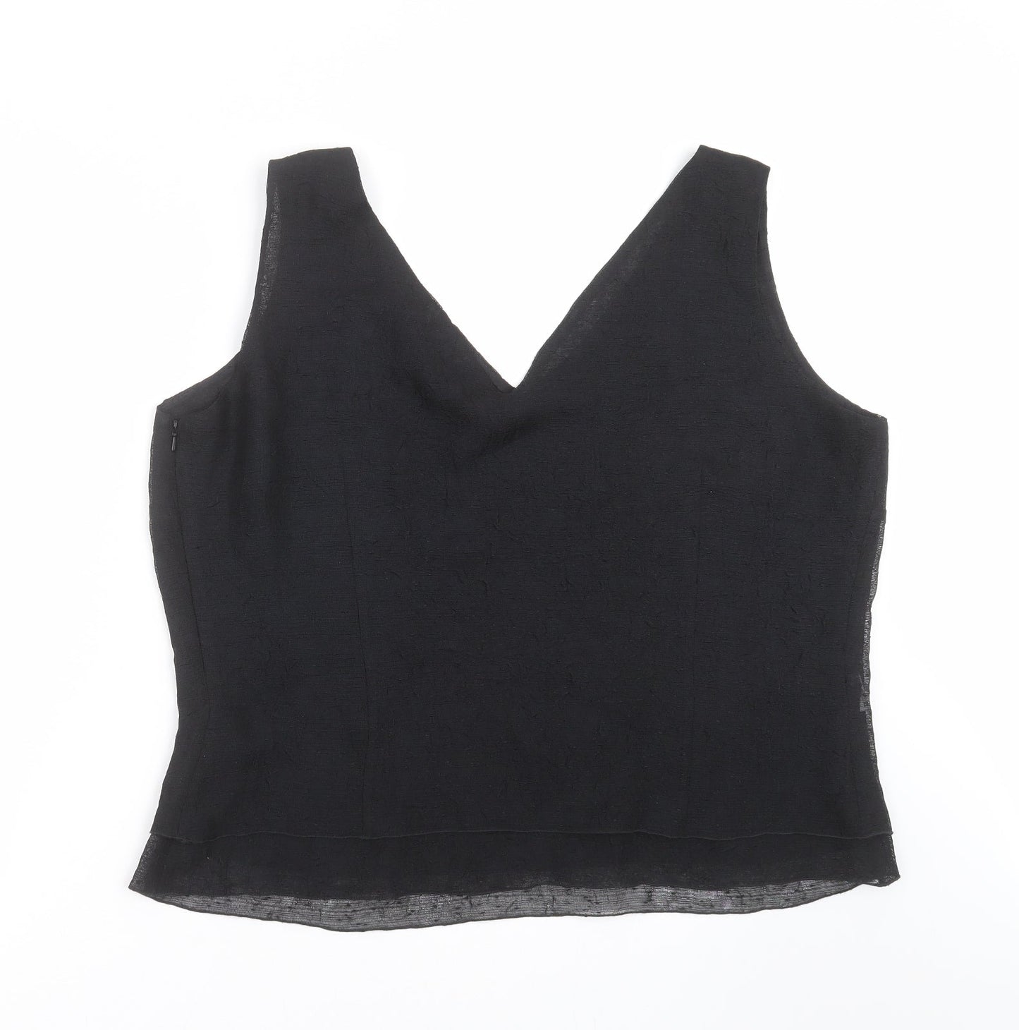 lucinda Womens Black   Basic Blouse Size 20