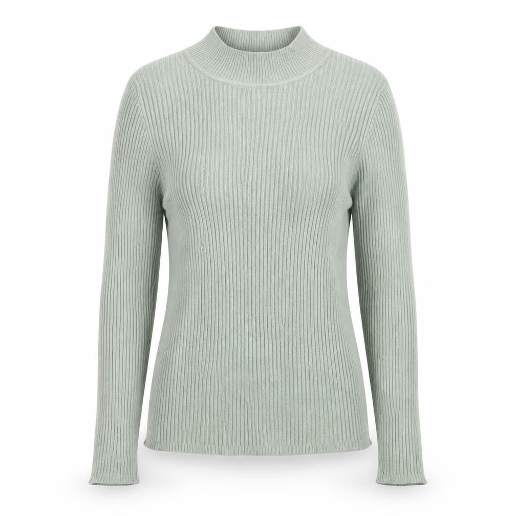 Primark Womens Green Striped Knit Pullover Jumper Size S