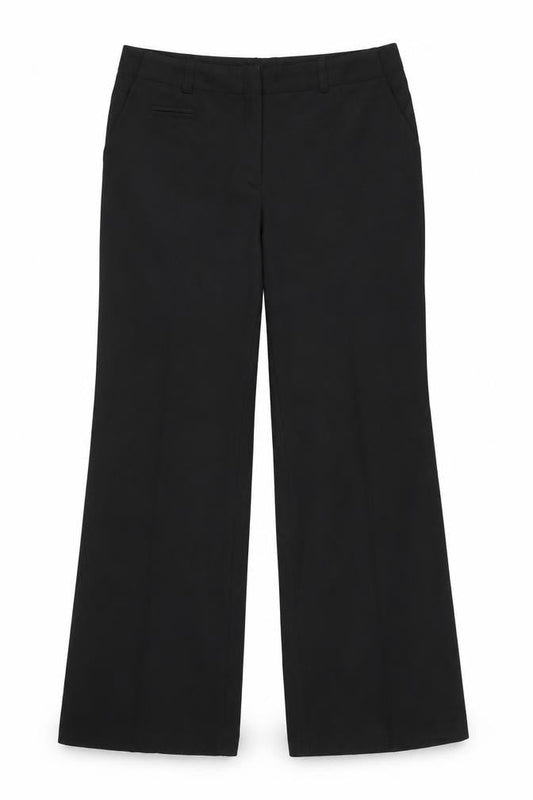 SLN Womens Black   Trousers  Size 10 L29 in