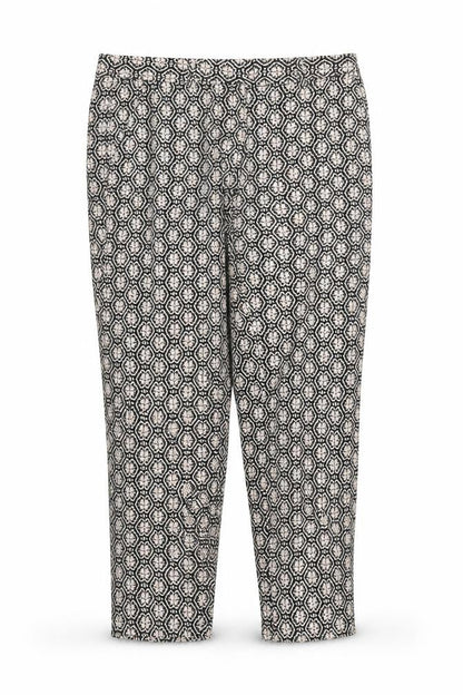 Primark Womens Pink Geometric  Capri Trousers Size 8 L24 in