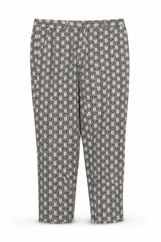 Primark Womens Pink Geometric  Capri Trousers Size 8 L24 in