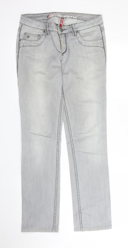 FIVE Womens Grey  Denim Straight Jeans Size 29 in L34 in