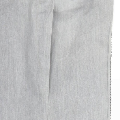 FIVE Womens Grey  Denim Straight Jeans Size 29 in L34 in