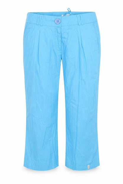 Zabaione Womens Blue   Capri Trousers Size 6 L23 in