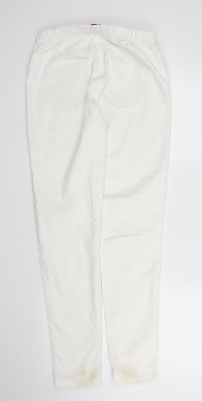 Tu Womens White   Jegging Jeans Size 8 L30 in