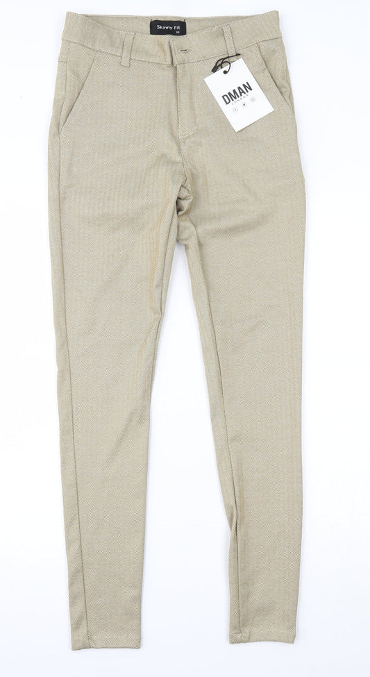 dman Womens Beige    Trousers Size 28 in L27 in