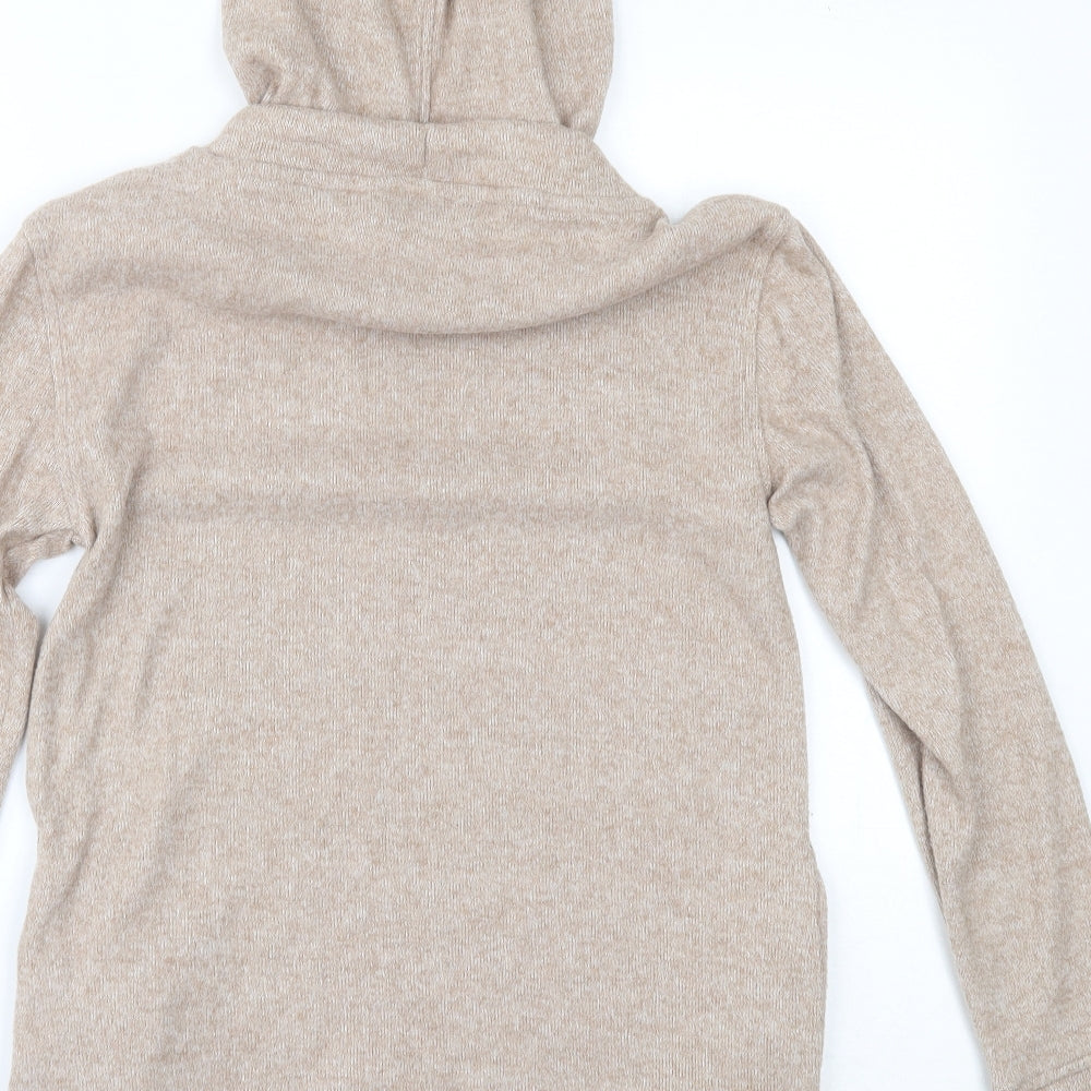 F&F Womens Beige   Pullover Hoodie Size 6