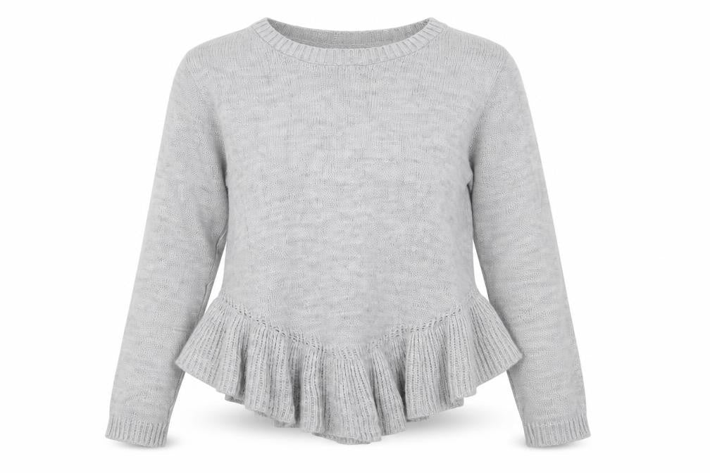 Boohoo Womens Grey   Pullover Jumper Size 8