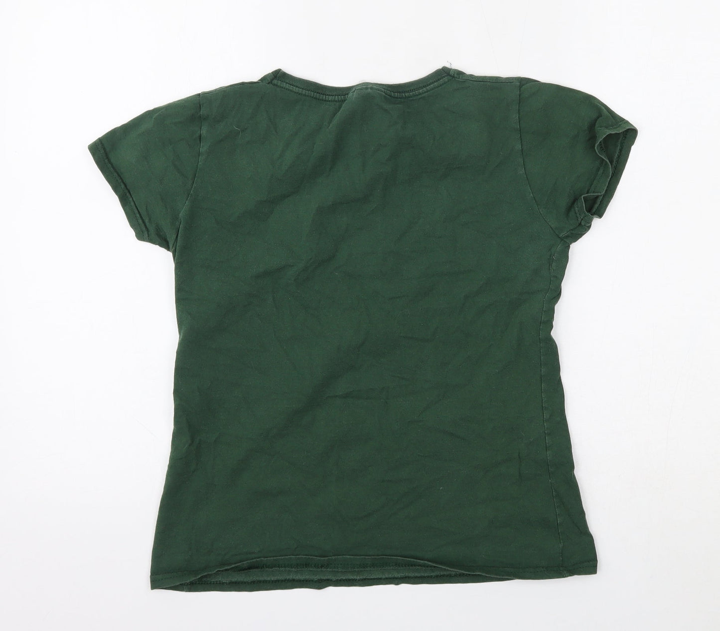 Fruit of the Loom Womens Green   Basic T-Shirt Size S
