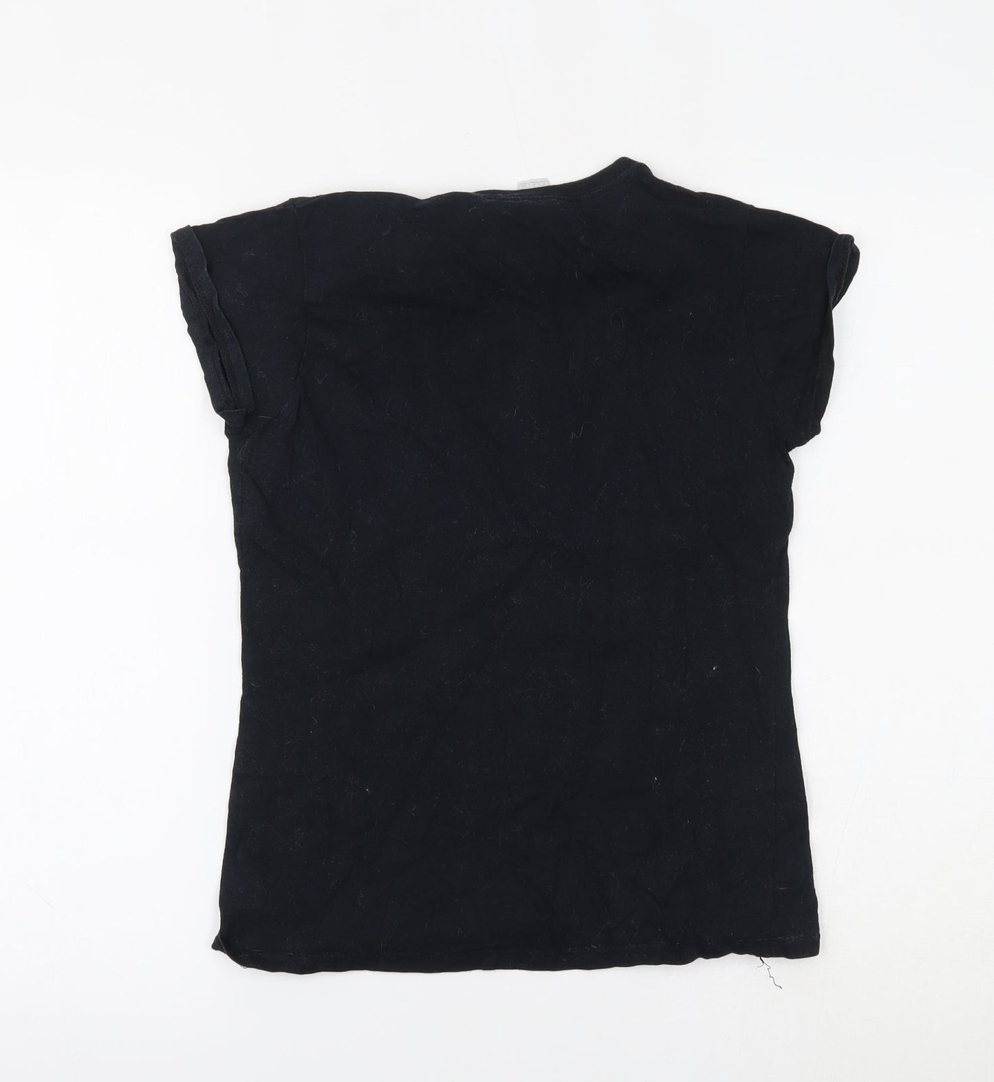 Gildan Womens Black   Basic T-Shirt Size S