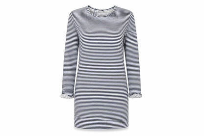 Tu Womens Blue Striped  Jumper Dress  Size 10