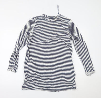 Tu Womens Blue Striped  Jumper Dress  Size 10