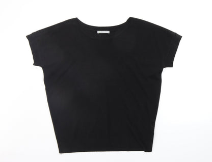 Preloved Marks and Spencer Womens Black   Pullover Jumper Size 16 - Front