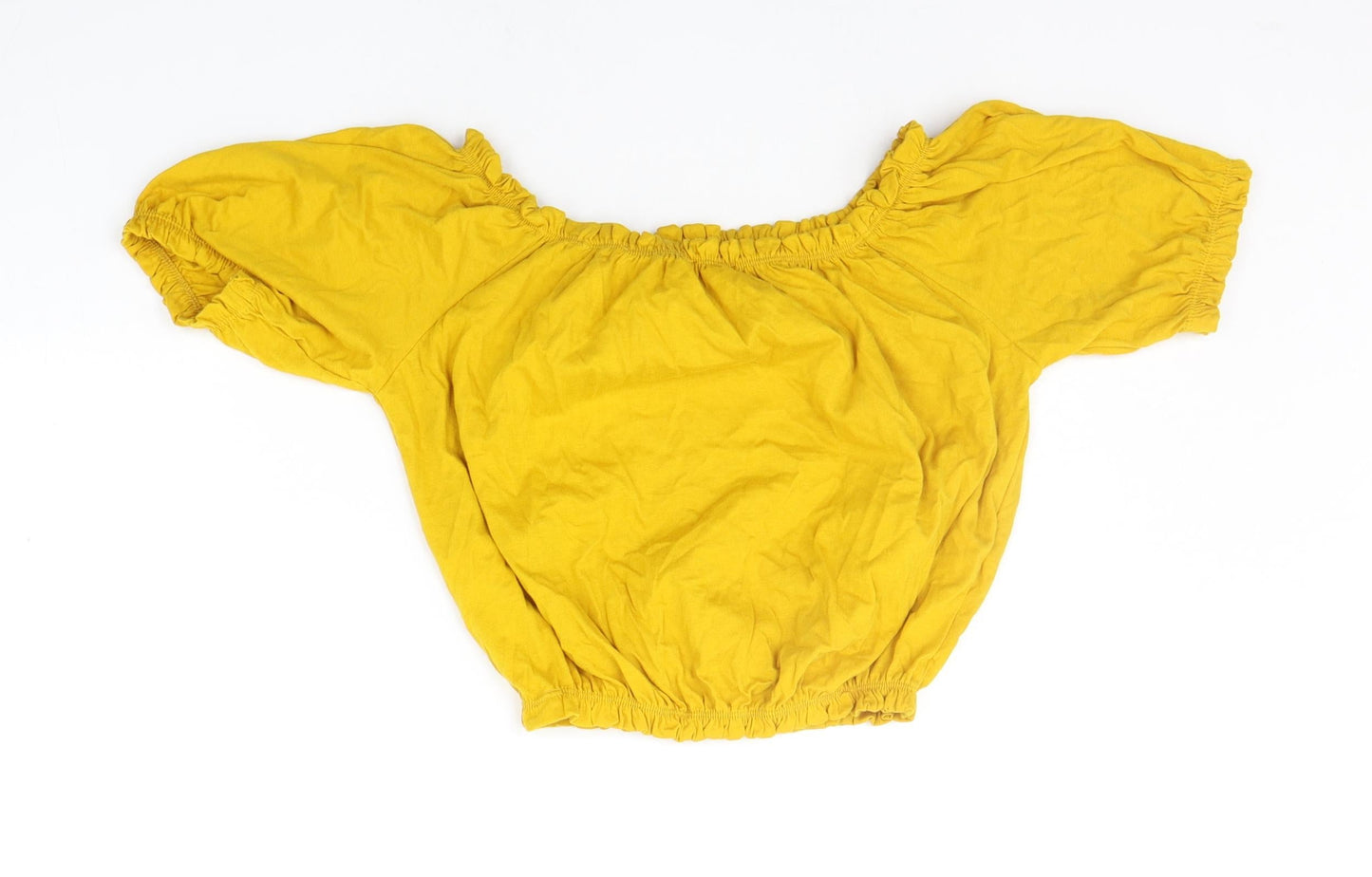 Primark Womens Yellow   Basic T-Shirt Size 8