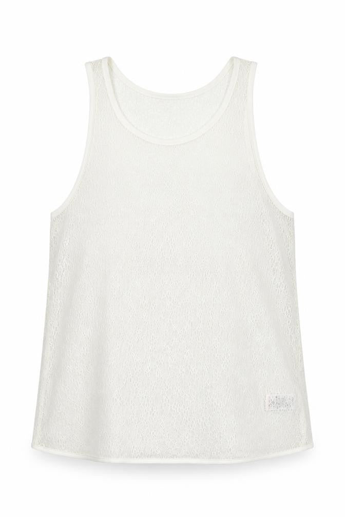 NEXT Womens White   Basic Tank Size 10