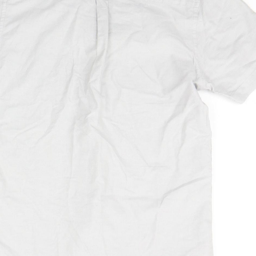 Primark Mens Grey    Button-Up Size S