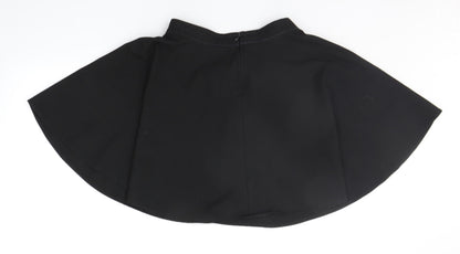 Marks & Spencer Girls Black   A-Line Skirt Size 14-15 Years