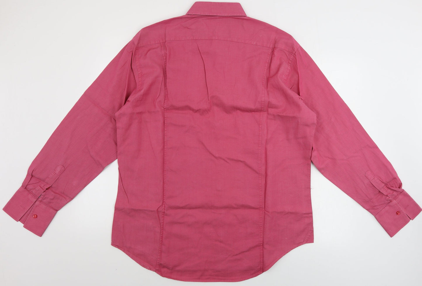 cotton doux Mens Pink    Button-Up Size 15.5