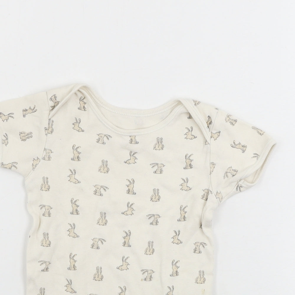 George  Boys Beige   Babygrow One-Piece Size 18-24 Months