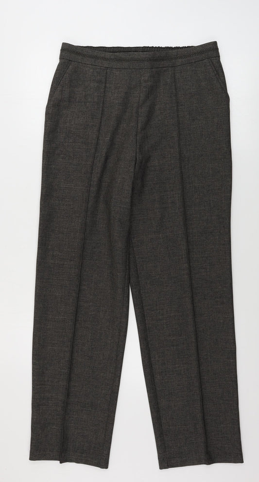 Marks and Spencer  Womens Brown   Trousers  Size 12 L26 in
