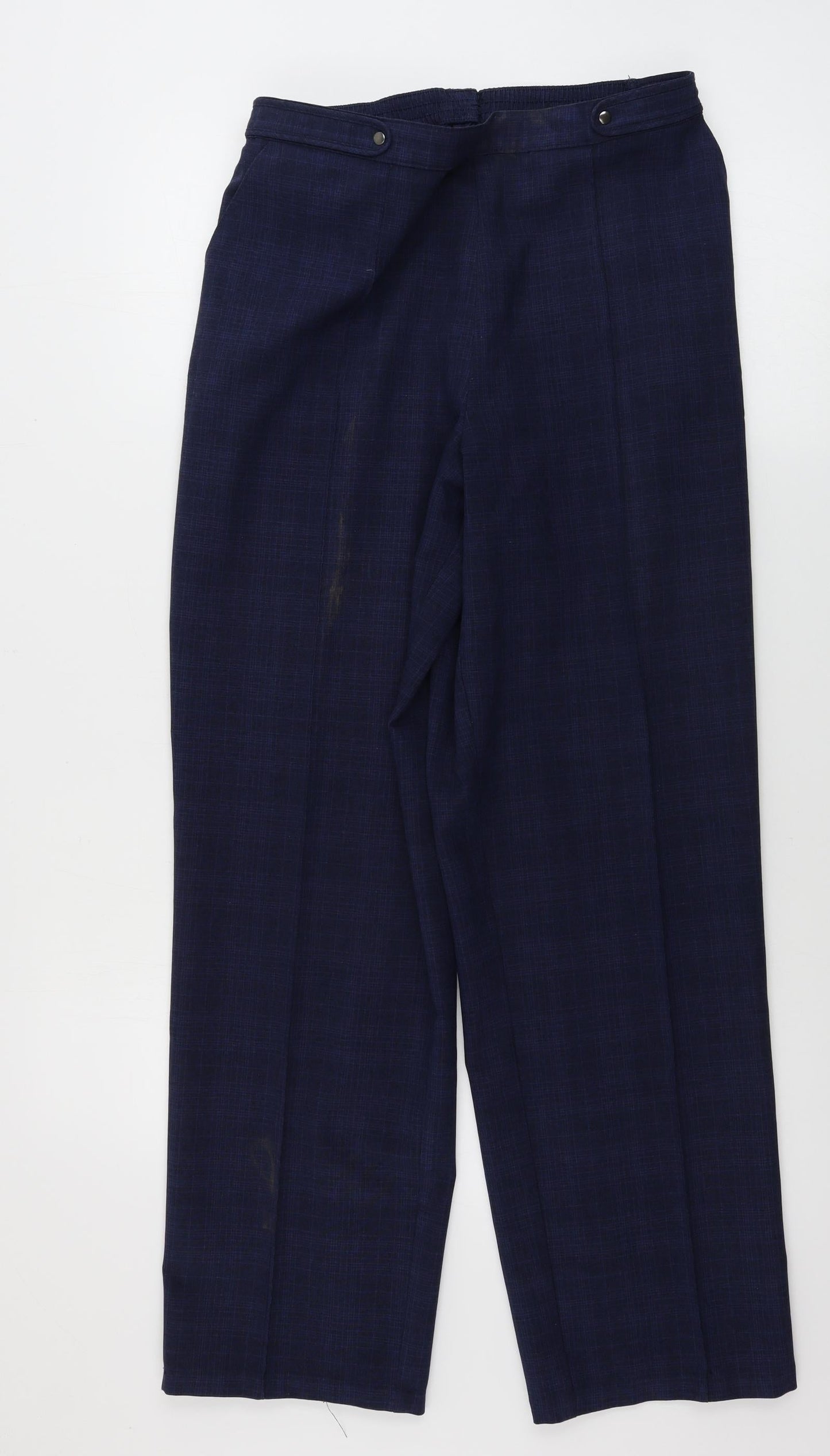 Marks and Spencer  Womens Blue   Trousers  Size 14 L26 in