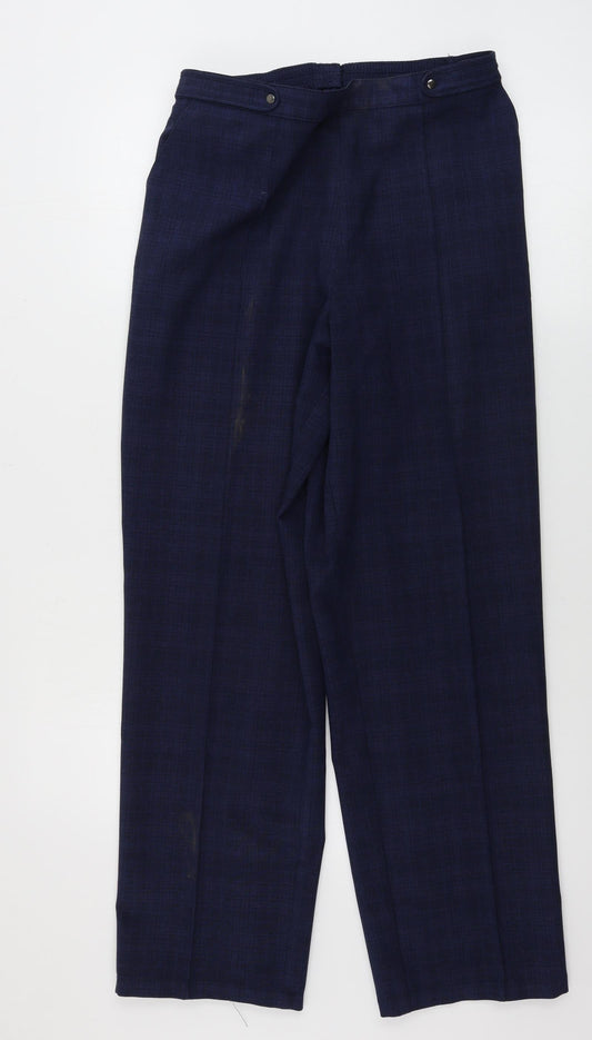 Marks and Spencer  Womens Blue   Trousers  Size 14 L26 in