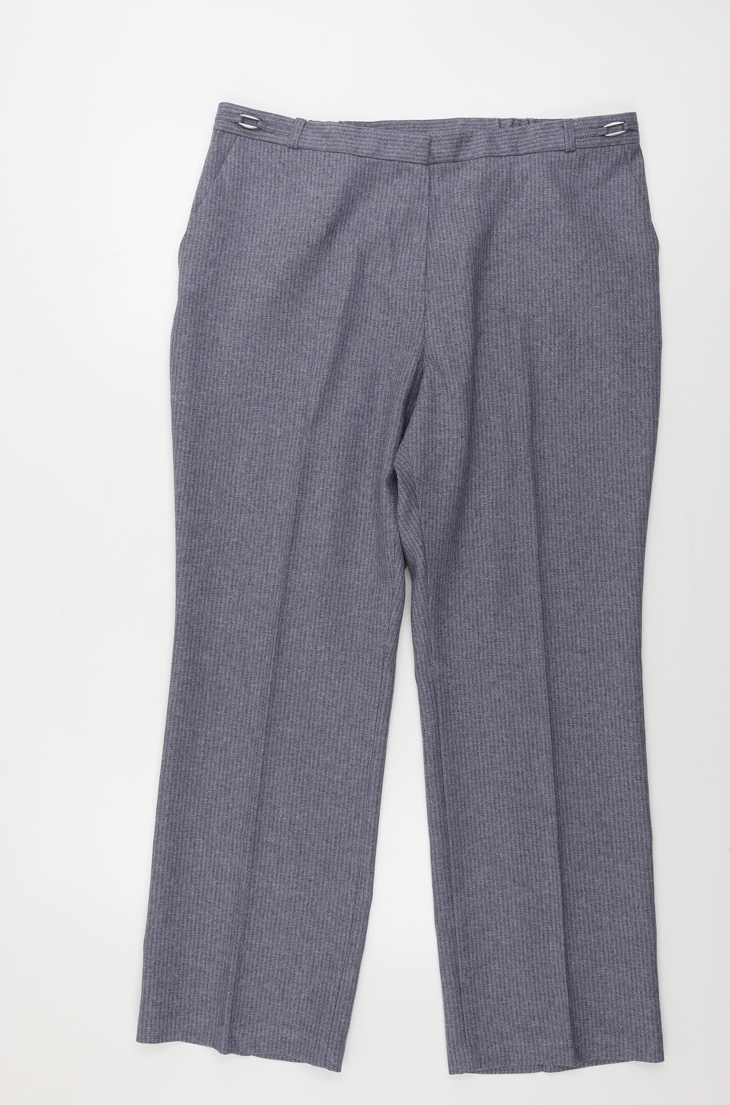 Marks and Spencer  Womens Green   Trousers  Size 14 L27 in